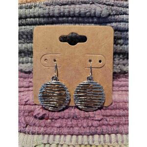 (3 for $15)~JoMa~ Silvertone Earrings- NWT